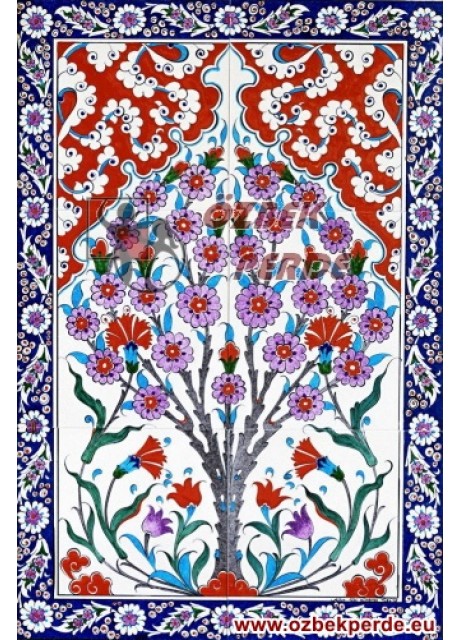 Hayat Ağacı Baskılı Halı